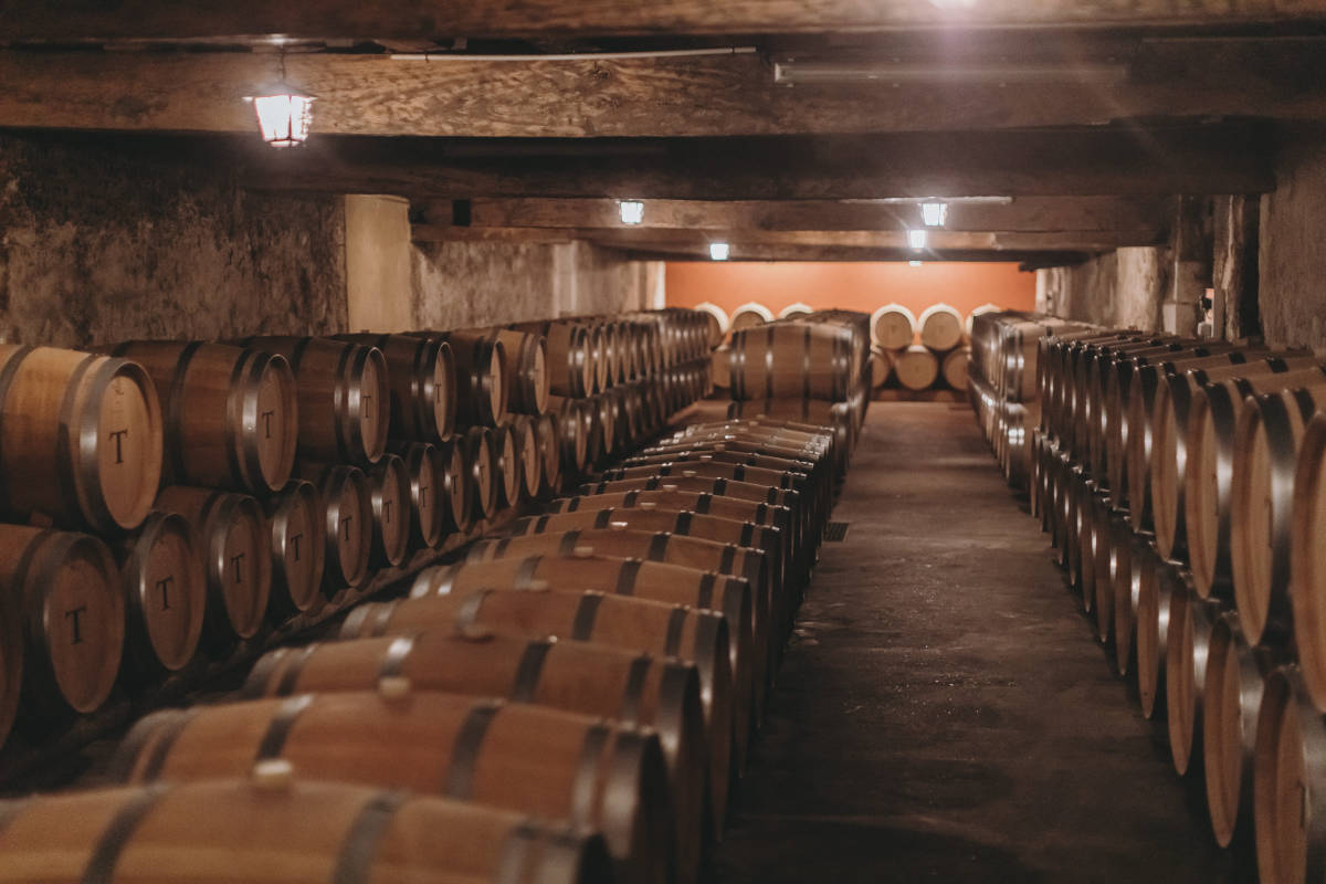 Bordeaux barrels